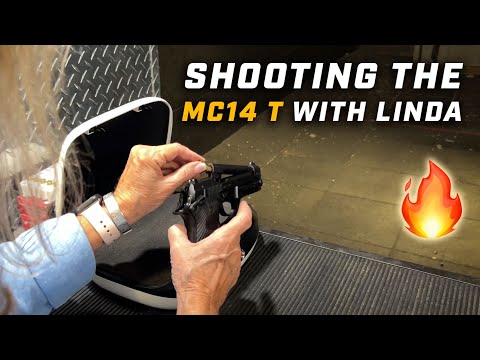 First Time Shooting: Girsan .380 Tip-Up MC14 T with Linda 🔥
