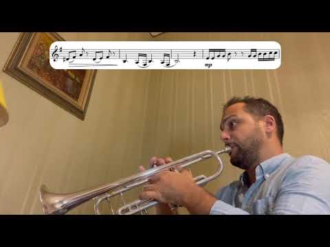 Nathan Ost - Miniature etudes n. #10 for #trumpet