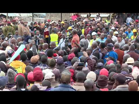 "GEN Z WAMENIAMBIA WANATAKA AMANI HAWATAKI MAANDAMANO!!" PRES RUTO DEMANDS FOR PEACE