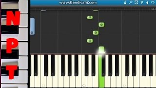 Lana Del Rey - Once Upon a Dream Piano Tutorial (How to Play On Synthesia)