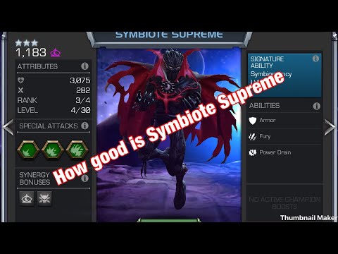 How good is Symbiote Supreme? *Spoiler alert* quite good!