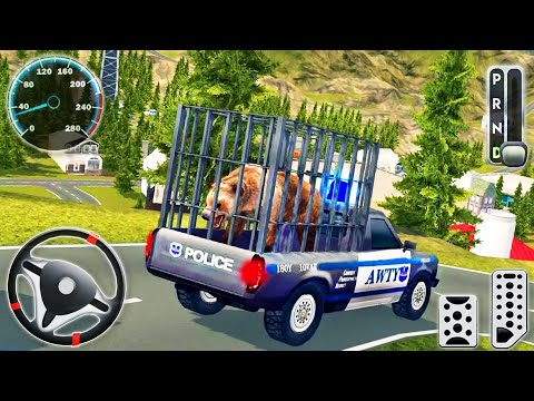 Zoo Animals Offroad Cargo Truck Simulator - Angry Police Transport Driver - Android GamePlay