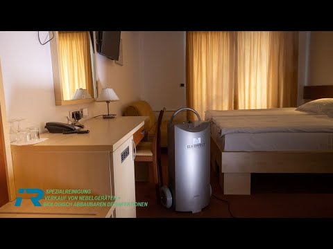 IR Spezialreinigung Hotelzimmer Kaltnebel Desinfektion mit IZA Effect Higiea