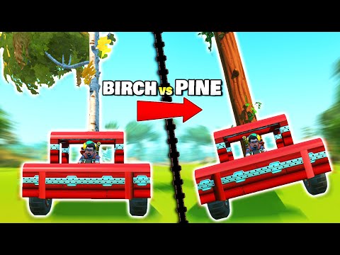 Transporting Trees VERTICALLY is a Balance Nightmare! - Scrap Mechanic Multiplayer Monday