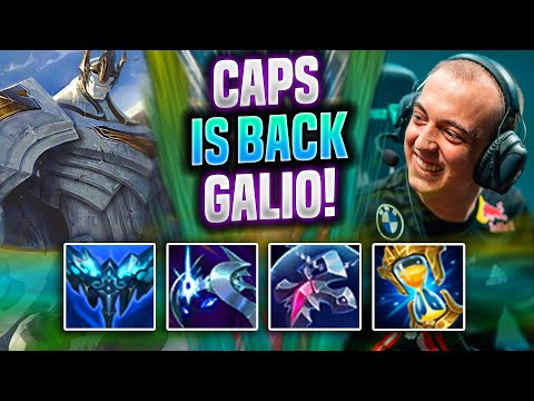 CAPS IS BACK WITH GALIO! - G2 Caps Plays Galio MID vs Karma! | Preseason 2022