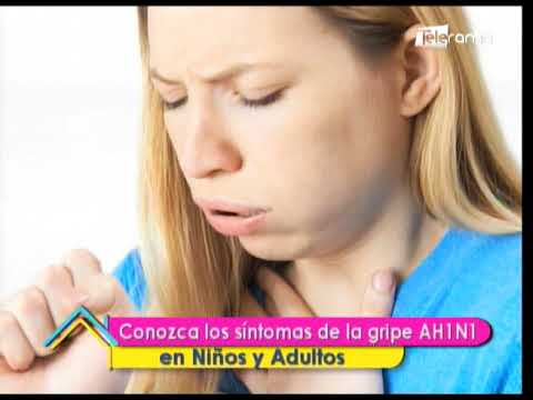 Conozca los síntomas de la gripe AH1N1 en niños y adultos