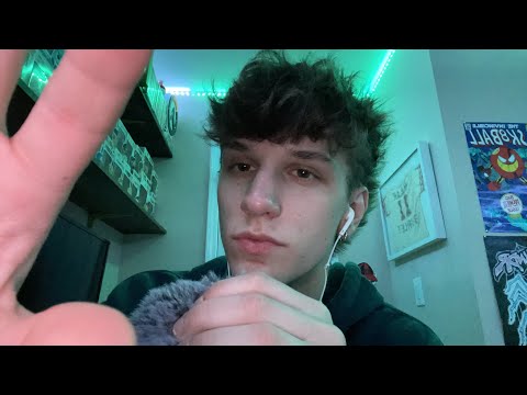 ASMR// Mic Brushing w/ Breathing and Mouth Sounds (custom)