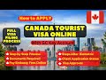 HOW TO  APPLY CANADA TOURIST VISA ONLINE | THROUGH GC KEY ACCOUNT | Full Process 🇨🇦 🇨🇦