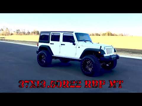 2018 Wrangler 22x14 Fuel wheels 37 inch tires Pro Comp 3.5 inch