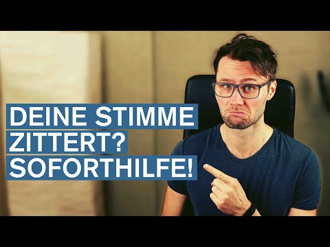 Zittern in der Stimme beim Singen - Ursachen und Hilfe