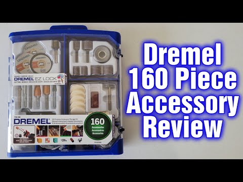 Dremel 160 Piece Accessory Kit Review And Explanation 710-08