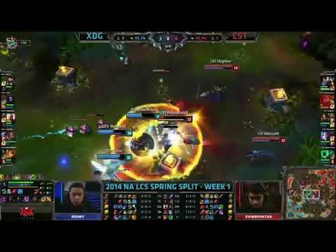 XDG Benny Mundo VS CST Zionspartan Yasuo Highlights   NA LCS Spring 2014 W1D3 HQ