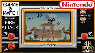 Fire Attack Game & Watch 4k Gameplay