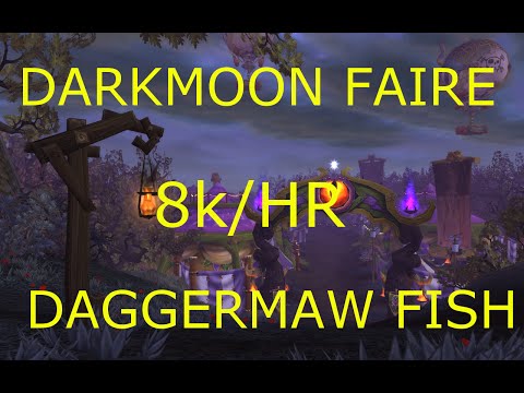 WoW 6.2.2: 8k Gold In 1 Hour! Darkmoon Faire Daggermaw Fishing! WoD Gold Farming Guides