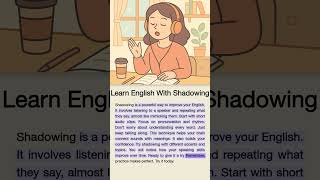 Master English Speaking Using Shadowing Technique #english