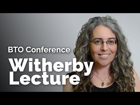 BTO Conference: Witherby Memorial Lecture