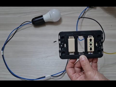 Come collegare una lampadina ad un interruttore derivare un interruttore ad una presa elettrica
