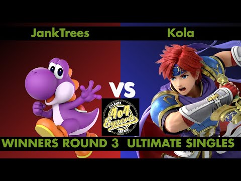 SSBU - 4o4 Smash Night 23 - JankTrees (Yoshi) vs Moist| Kola (Roy) - Winners Round 3