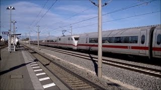 preview picture of video 'Zugverkehr in Kissing an der Schnellfahrstrecke München-Augsburg Teil 2/2 [Full HD]'
