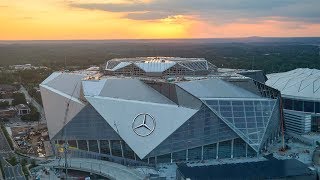 Mercedes-Benz Stadium: Construction Time-Lapse Video – June 2017