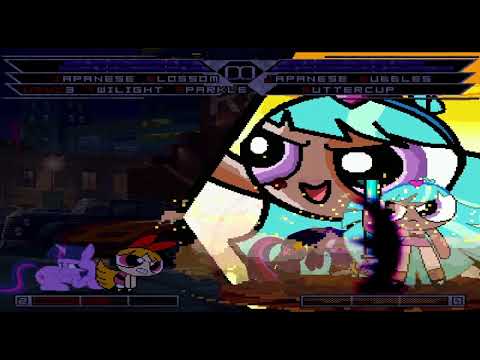 3 vs 3 Tag J. Blossom Umvc3 Twilight Sparkle Nightmre Sparkle vs Japanse Bubbles Mvc Buttercp. Bliss