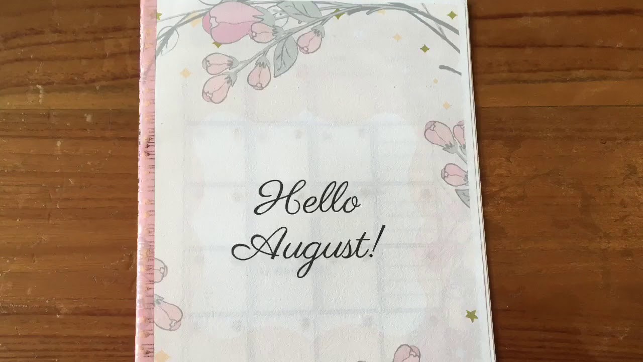 August Bullet Journal + July Flipthru (FREE Printable!)