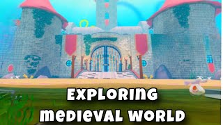 EXPLORING MEDIEVAL WORLD | SpongeBob Simulator (Roblox)