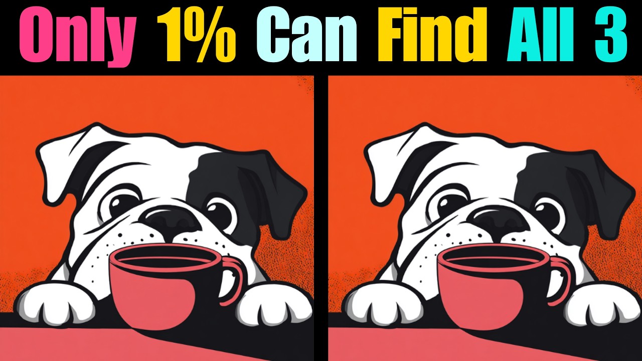 Only Geniuses Can Find All the Differences😆 | 🧩DR.SPOTTY