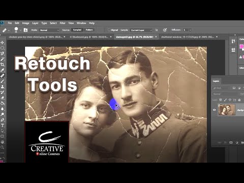 دورة تعليم Photoshop | المحاضرة السادسة | Retouch Tools