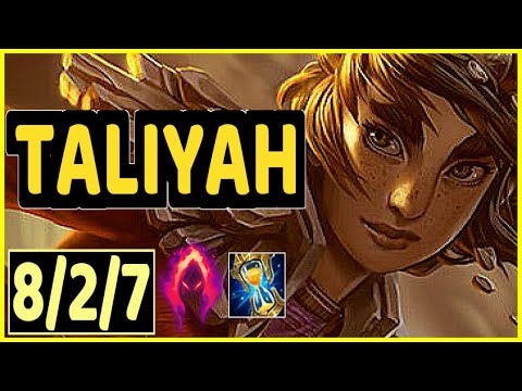 TALIYAH VS QIYANA - 8/2/7 KDA JUNGLE GAMEPLAY