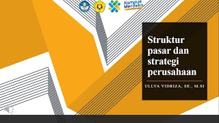 Vidio Pembelajaran Struktur pasar dan strategi perusahaan