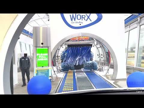 BRITE WORX Car Washery! Ride Along and Drive Through a CAR WASH!