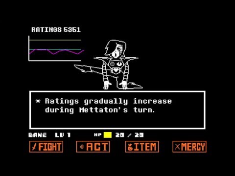 Undertale Mettaton EX No Damage (Pacifist Full Fight)