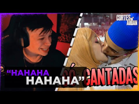 ARUAN REAGE A O MUDINHO TENTOU PASSAR UMA CANTADA (ft smurfdoMuca) (MUCA MURIÇOCA) - Cortes do Aruan