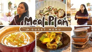 Meal Planning for Guest Menu - Planning - Groceries - Cooking and Veg Meal Prep
