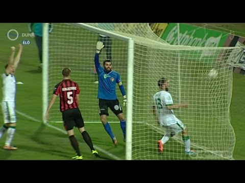 Böde Dániel gólja a Budapest Honvéd - Ferencvárosi TC mérkőzésen