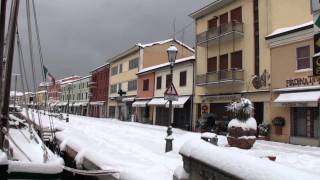 preview picture of video 'Neve Cesenatico 4 Febbraio 2012'