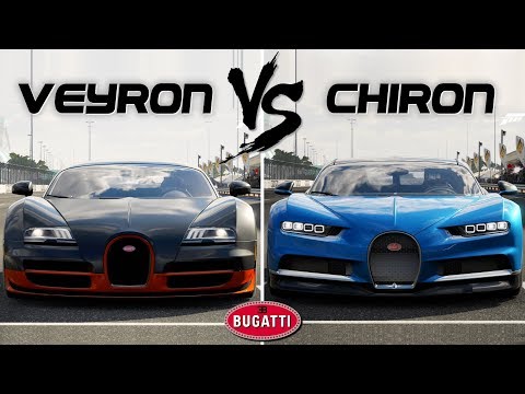 Bugatti CHIRON vs VEYRON | Forza Motorsport 7