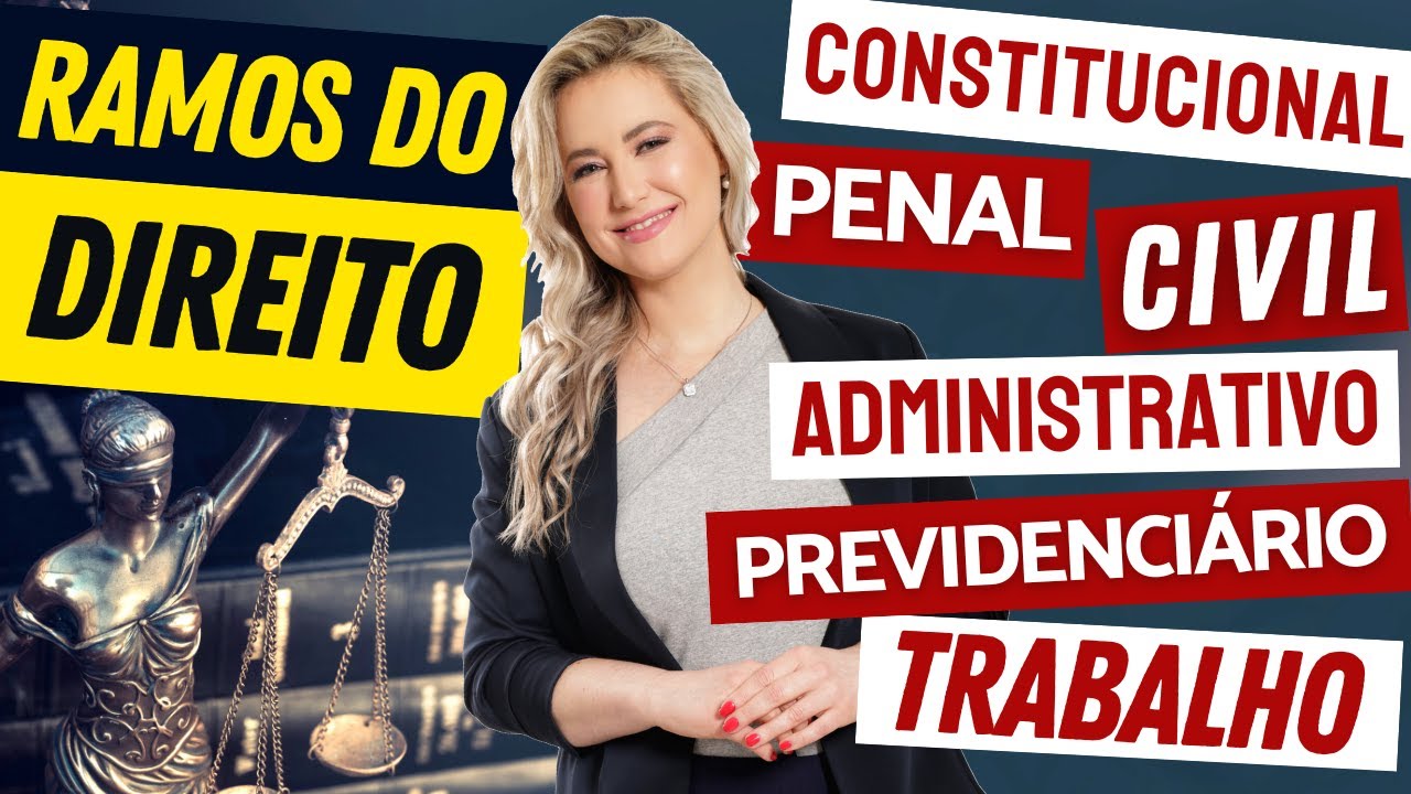 ÁREAS DO DIREITO - Direito Constitucional, Penal, Civil, Administrativo, Trabalho, Previdenciário...
