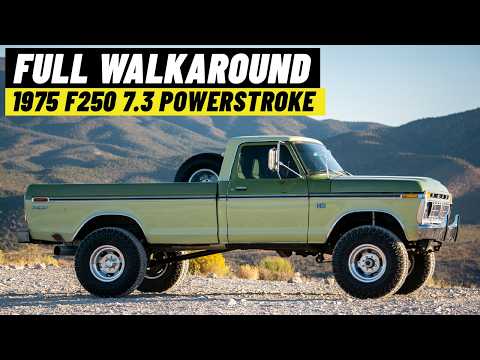 7.3L Turbo Diesel-Powered 1975 Ford F-250 4×4