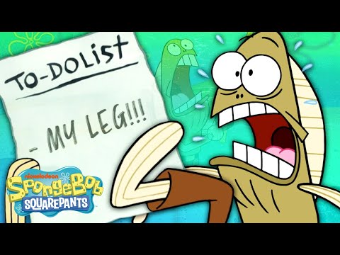 An Entire Day with Fred "MY LEG!" the Fish ☀️ Hour by Hour! | SpongeBob