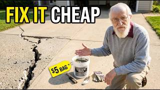 STOP Paying $300 to Fix Concrete Cracks — A $5 Bag Does the Same Job