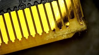 $2500 Gigabyte 4090 GPU Damaged PCIE Connector Repair. This is ugly.