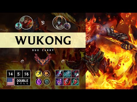 Wukong ADC vs Jhin - NA Grandmaster Patch 14.13