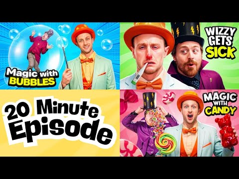 Bubbles, Candy, Magic + More! ✨🍭 Wizzy's Magical Compilation | WizKids Fun Tricks For Kids