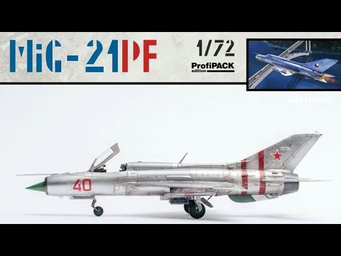 FULL VIDEO BUILD MIG-21PF by EDUARD 1:72 scale