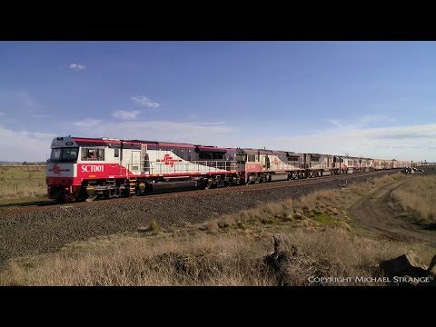 Five Diesel Locomotives On SCT 5PM9 (19/5/2019) - PoathTV Australian Trains & Railways