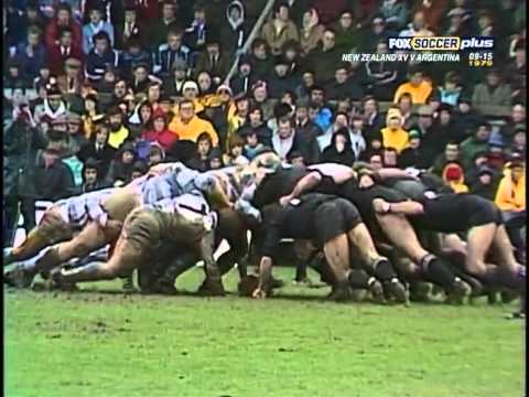 1979 Rugby Union match: New Zealand All Blacks vs Argentina Los Pumas (2nd Test)