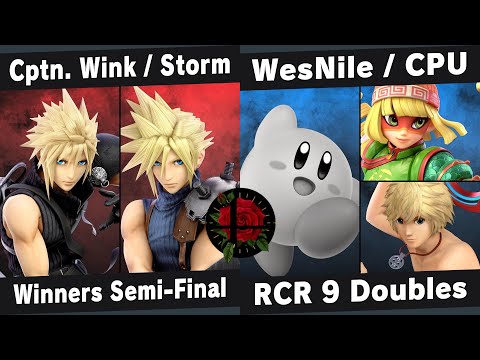 RCR 9 Doubles Winners Semis - Cptn. Wink/Storm vs WesNile/CPU - Smash Ultimate
