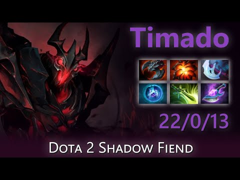 "Timado" 22/0/13 | Dota 2 Shadow Fiend highlights